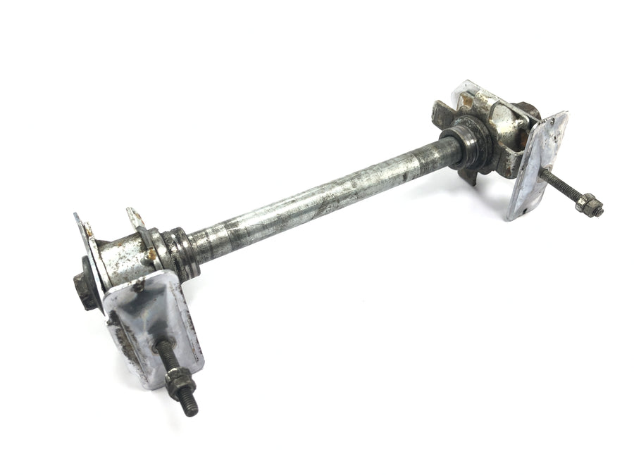 Honda NSR 125 JC20 [1991] - Rear axle thru axle with chain tensioner