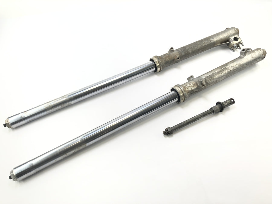 Yamaha XT 500 1U6 [1981] - Fourche Fourche télescopique Fourche à suspension avec axe