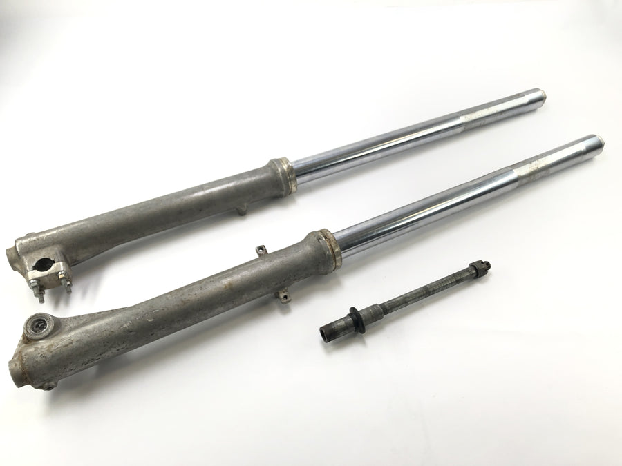 Yamaha XT 500 1U6 [1981] - Fourche Fourche télescopique Fourche à suspension avec axe