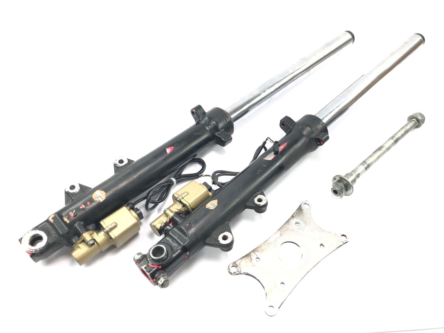 Suzuki GSX R 1100 GU74C [1987] - fork with axle telescopic fork front fork 41 mm