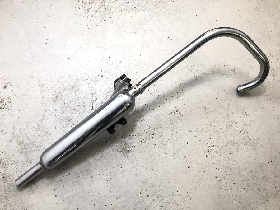 Kawasaki W 650 EJ650A [1999] - Exhaust system left, exhaust manifold, silencer