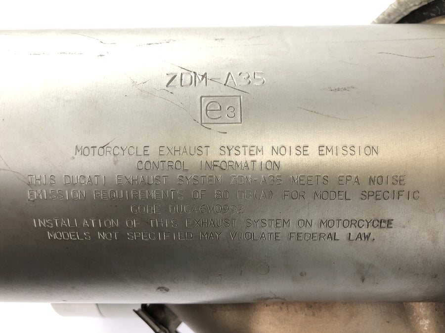 Ducati Multistrada 1000 DS [2003] - Silencer rear silencer exhaust