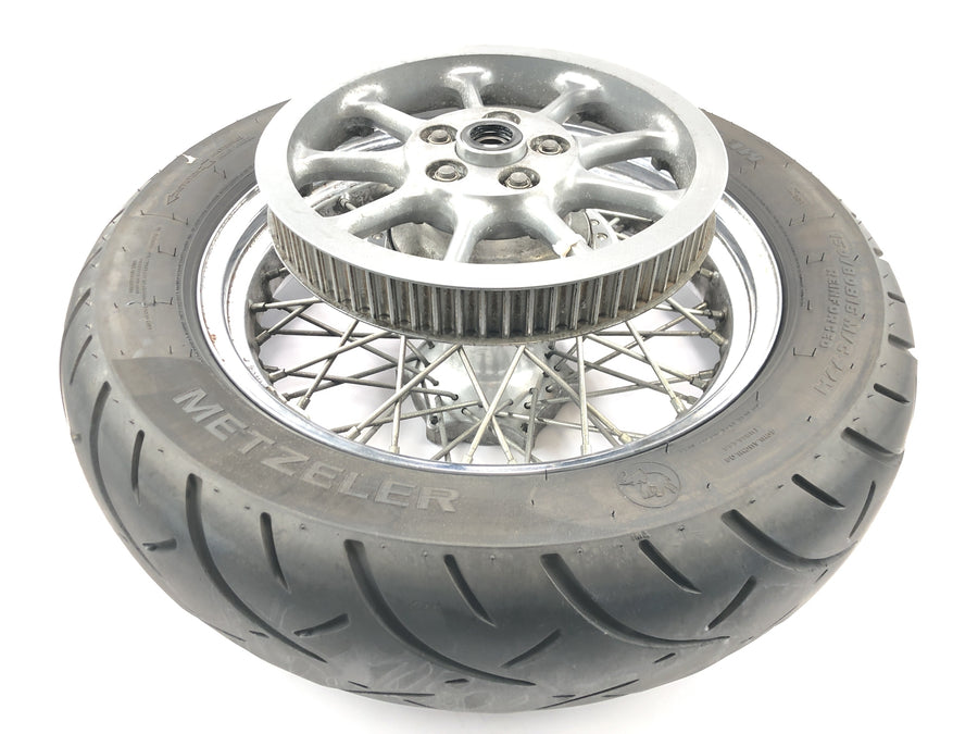 Yamaha XV 1600 Wild Star VP08 [2002] - Rear wheel rim spoke wheel 3.50 x 16" with belt wheel