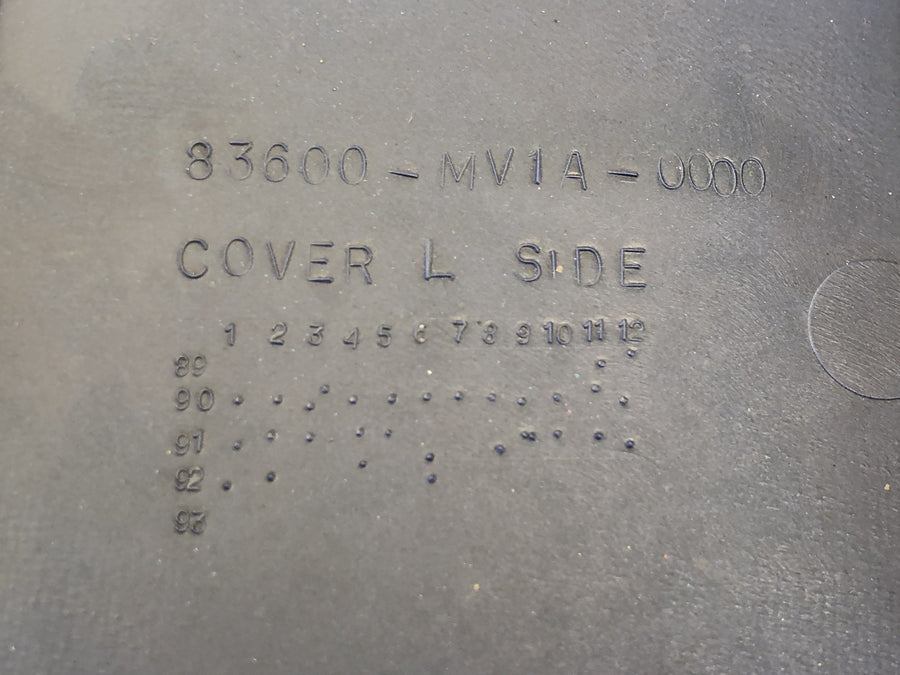 Honda XRV 750 Africa Twin RD04 [1992] - Rear panel side panel left