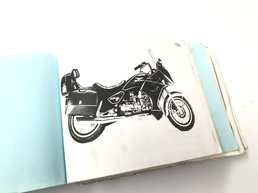 Moto Guzzi California III VY Integrale [1990] - Manuel d'utilisation Manuel