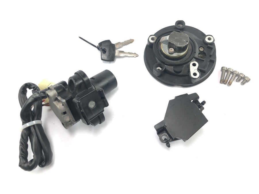 Triumph Daytona 1200 T300D [1994] - Lock set ignition lock tank cap seat lock