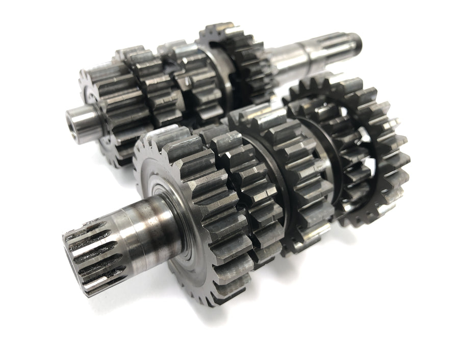 Honda CRF 450 R [2007] - Transmission Arbres de transmission Arbre principal Arbre secondaire Ensemble engrenages