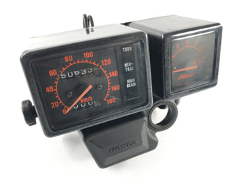 Honda XL 600 LM PD04 [1989] - compteur de vitesse du cockpit et compteur rotatif avec support