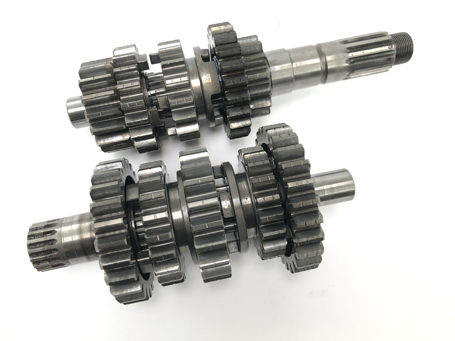 Honda CRF 450 R [2007] - Transmission Arbres de transmission Arbre principal Arbre secondaire Ensemble engrenages