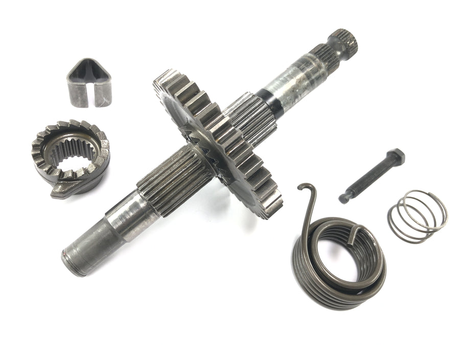 Honda XL 250 R MD03 [1993] - Kickstarter shaft Kickstart shaft with gear return spring
