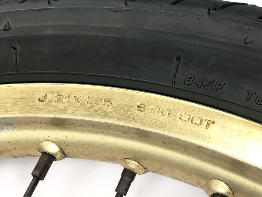 Honda XRV 750 Africa Twin RD04 [1992] - Front wheel rim spoke wheel complete 21 x 1.85" DOT4418