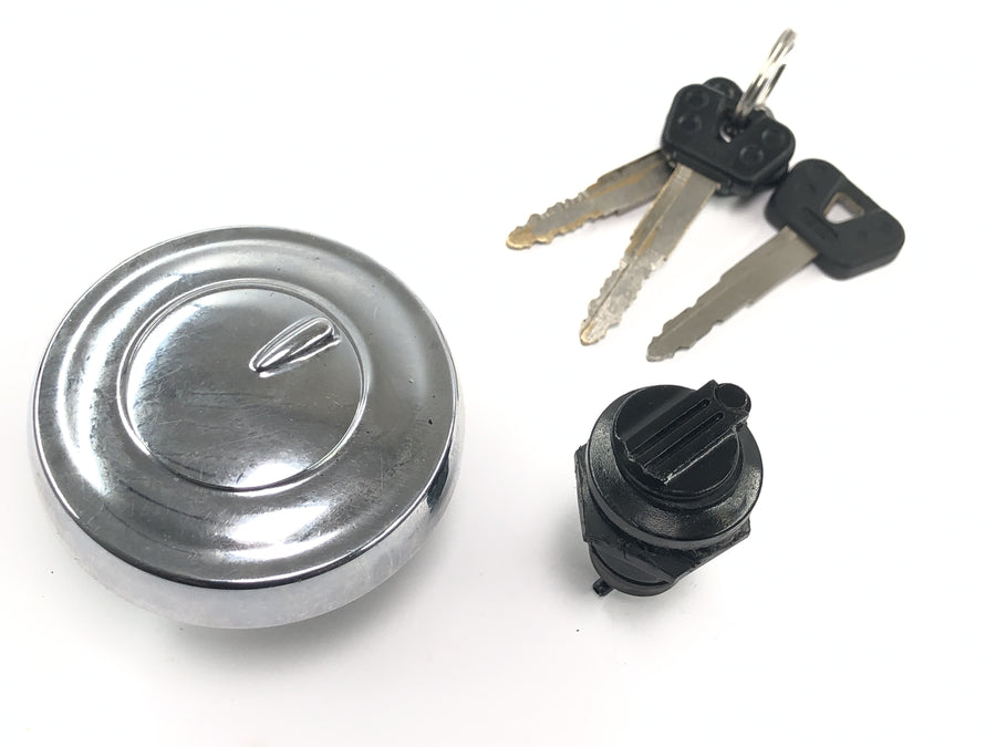 Yamaha XVS 650 4VR [1997] - Tank cap lock cylinder with key