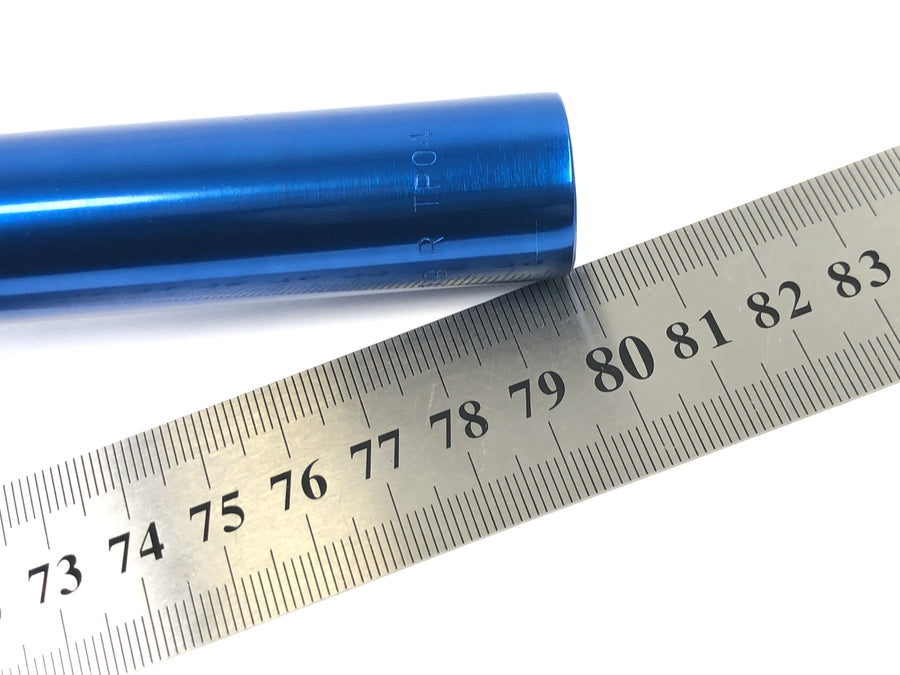 Yamaha DT 125 R DE03 [2000] - Traverse de guidon aluminium bleu renfort croisé renforcé