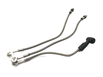 Suzuki GSX R 1100 GU74C [1987] - Brake line steel flex double brake line at the front - 0