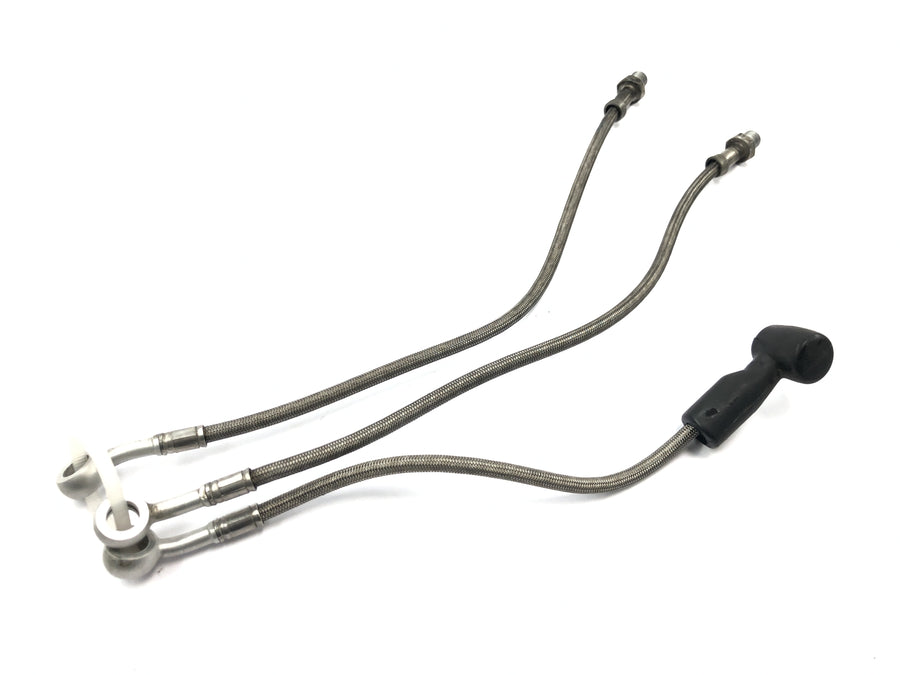 Suzuki GSX R 1100 GU74C [1987] - Brake line steel flex double brake line at the front