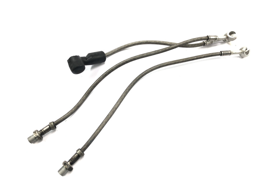 Suzuki GSX R 1100 GU74C [1987] - Brake line steel flex double brake line at the front