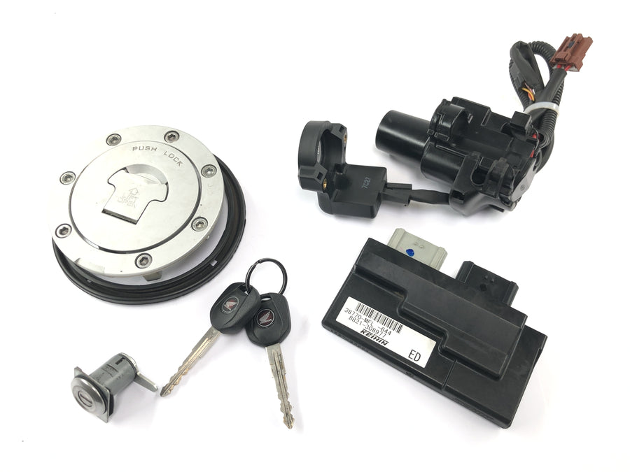 Honda CBR 1000 RR SC59 [2008] - Lock set with immobilizer ignition lock tank cap seat lock CDI