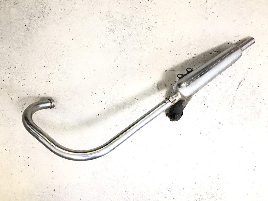 Kawasaki W 650 EJ650A [1999] - Exhaust system left, exhaust manifold, silencer