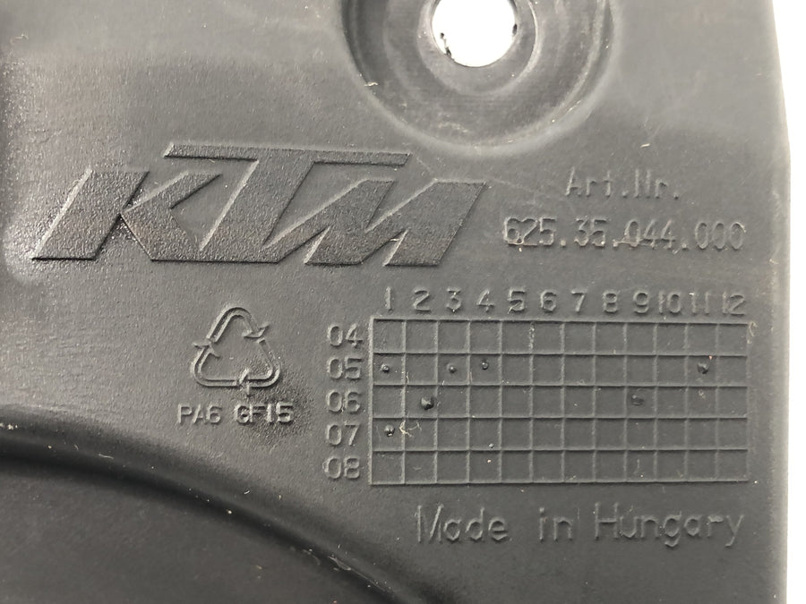 KTM 950 SM LC8 [2008] - Couverture des filtres à air prudent