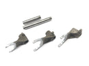 Honda NSR 125 JC20 [1991] - shift fork set shift forks shift finger gearbox-4