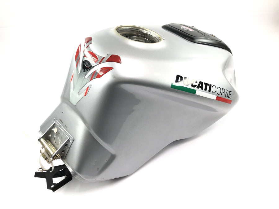 Ducati ST3 S3 [2004] - Tank fuel tank silver petrol tank tank container