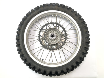 Yamaha YZ 426 F [2000] - jante arrière, pneu à rayons arrière avec disque de frein et plateau - 0