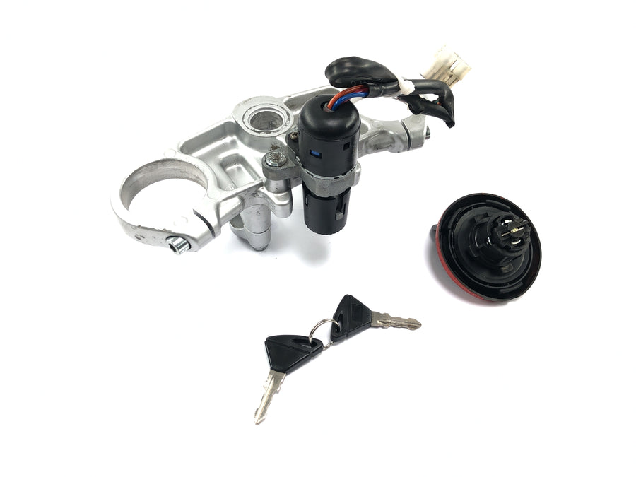 Aprilia SX 125 KX [2018] - Ignition lock tank lock with fork bridge at the top