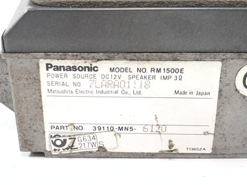 Honda GL 1500 Goldwing SC22 [1987] - Système audio radio cassette - 0