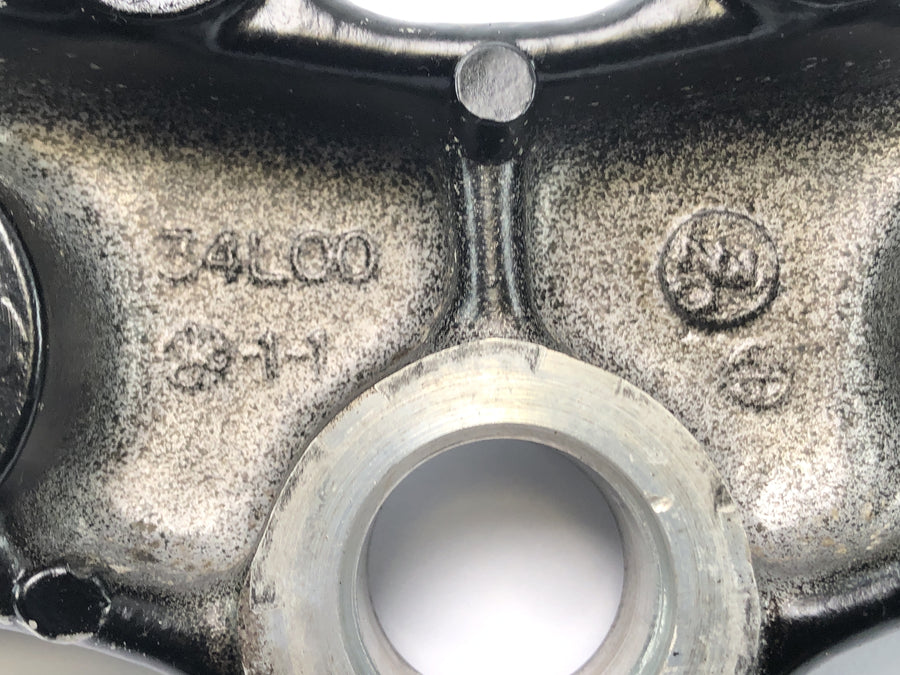 Yamaha XT 600 43F [1985] - Bridge de fourche en haut de la plaque de tête de commande de la pince à fourche