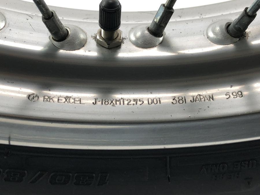 Kawasaki W 650 EJ650A [1999] - Roue arrière, jante arrière à rayons 2.75 x 18"