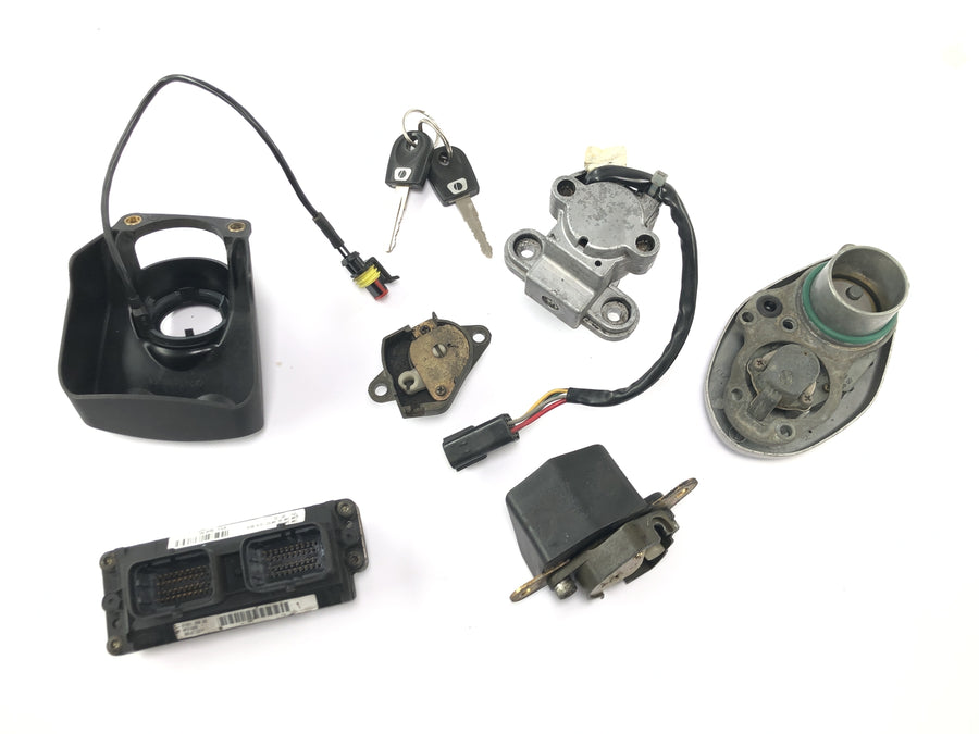 Ducati Multistrada 1000 DS [2003] - lock set with immobilizer ignition lock lock set tank lock