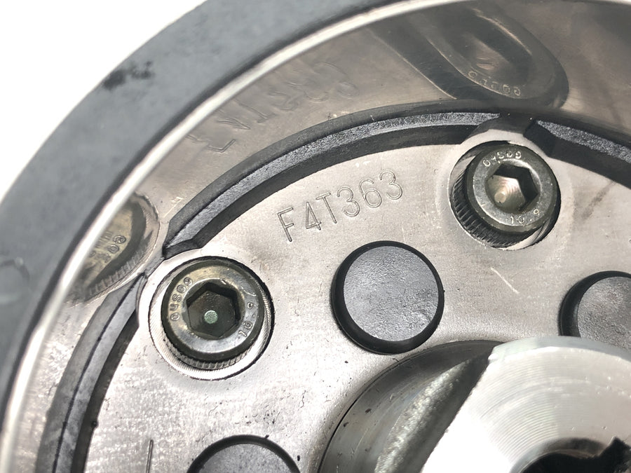 Yamaha XV 1600 Wild Star VP08 [2002] - Alternator rotor pole wheel with starter freewheel