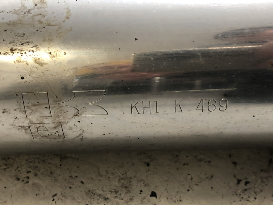 Kawasaki W 650 EJ650A [1999] - Exhaust system right, exhaust manifold, silencer