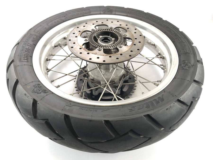 BMW F 650 GS R13 [2002] - Rim de roue arrière avec roue de chaîne et disque de frein 3.0x17 "