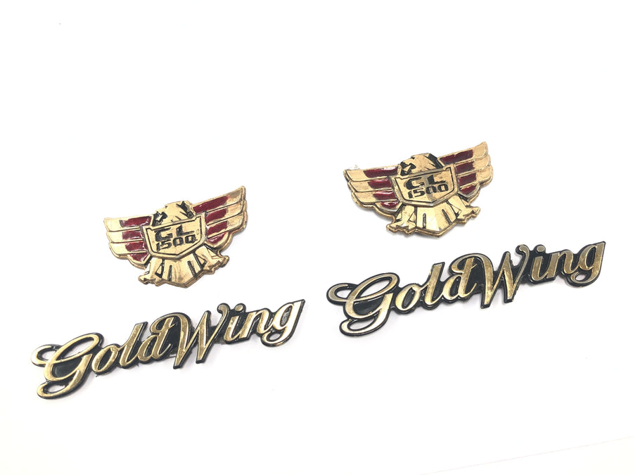 Honda GL 1500 Goldwing SC22 [1993] - emblem lettering GoldWing logo badge set