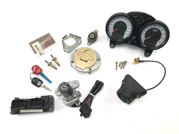 Ducati Monster SR2 800 M4 [2006] - Lock set with immobilizer ignition lock speedometer cockpit