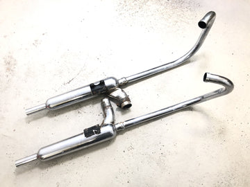 Kawasaki W 650 EJ650A [1999] - Exhaust system, end pot, manifold exhaust system left and right - 0