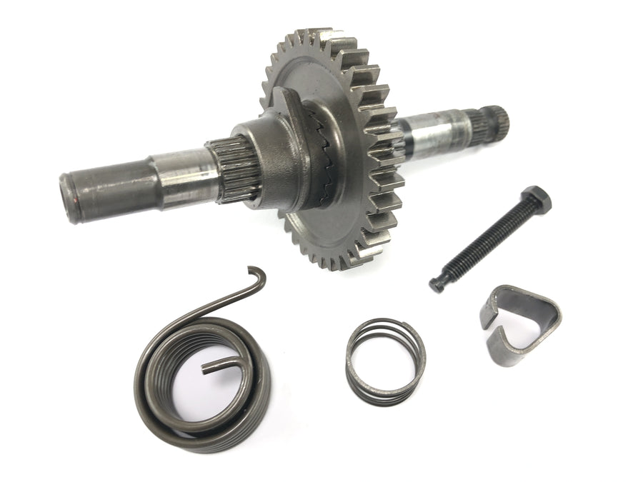 Honda XL 250 R MD03 [1993] - Kickstarter shaft Kickstart shaft with gear return spring