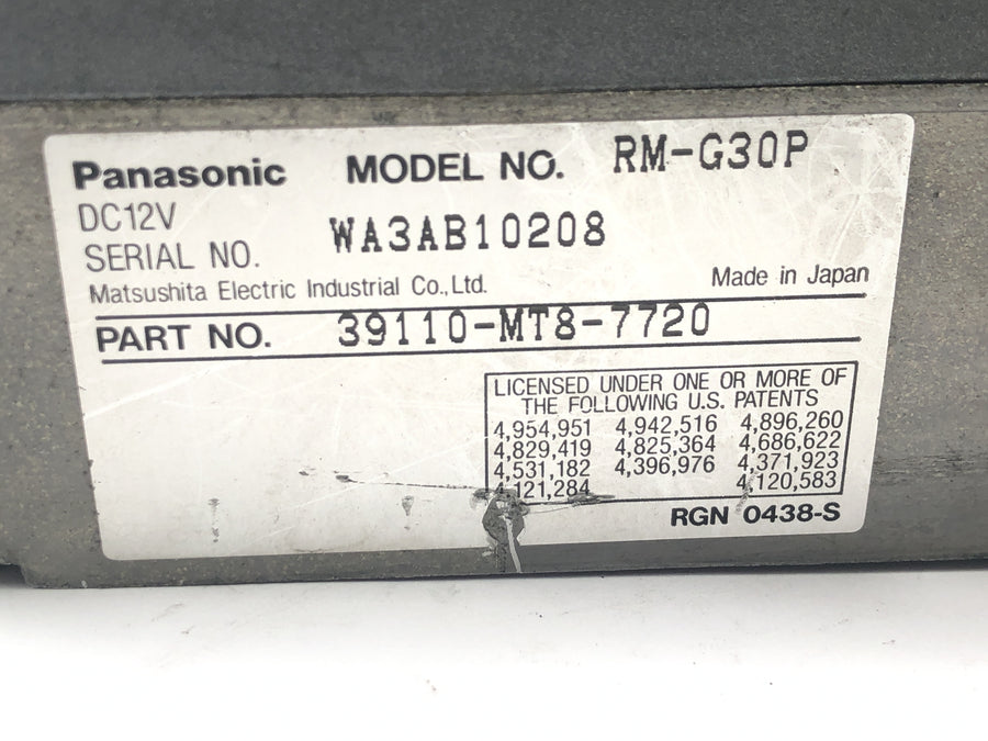 Honda GL 1500 Goldwing SC22 [1993] - Audio unit control panel radio cassette