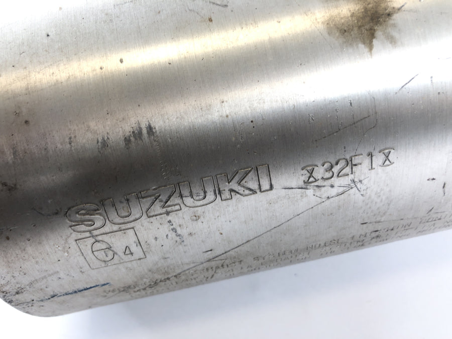 Suzuki GSF 1200 S Bandit Wva9 [2003] - Échappement de l'absorbeur en soie avec signes d'usure