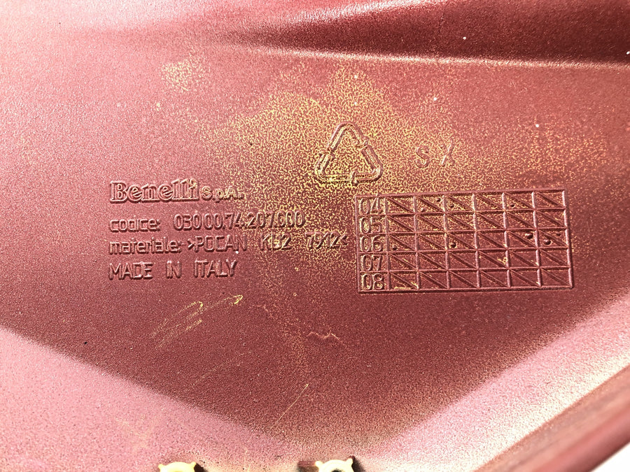 Benelli TNT 1130 [2009] - Carénage arrière, carénage avant, partie carénage à gauche