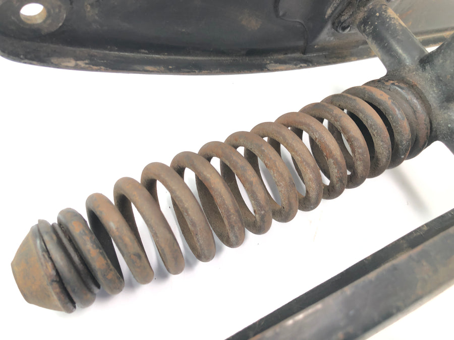 DKW NZ 250 [1938] - Bras oscillant de roue avant, fourche à suspension amortisseur