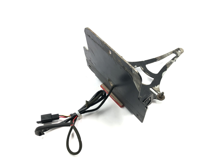Kawasaki Versys KLE 650 A [2006] - Support de plaque d'immatriculation avec éclairage de plaque d'immatriculation et réflecteur