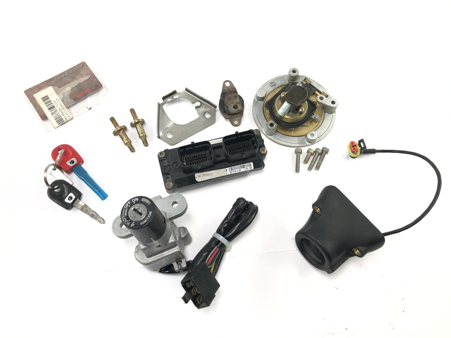 Ducati Monster SR2 800 M4 [2006] - Lock set with immobilizer ignition lock speedometer cockpit