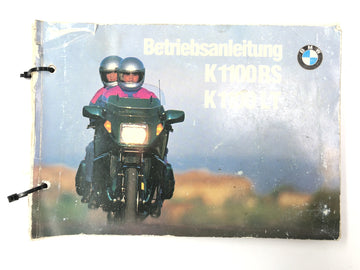 BMW K 1100 RS [1991] - Instructions de fonctionnement pour les instructions de fonctionnement