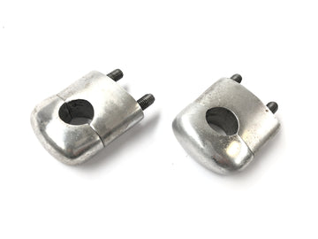 BMW R 75/5 [1973] - Riser handlebar clamps mounting brackets set pair - 0