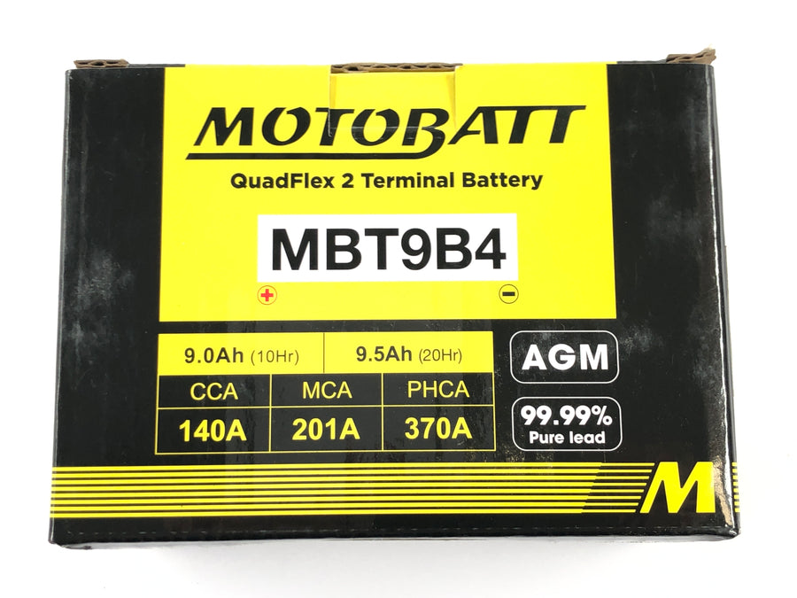 Divers modèles - Batterie AGM Batterie de démarrage QuadFlex MBT9B4 sans entretien