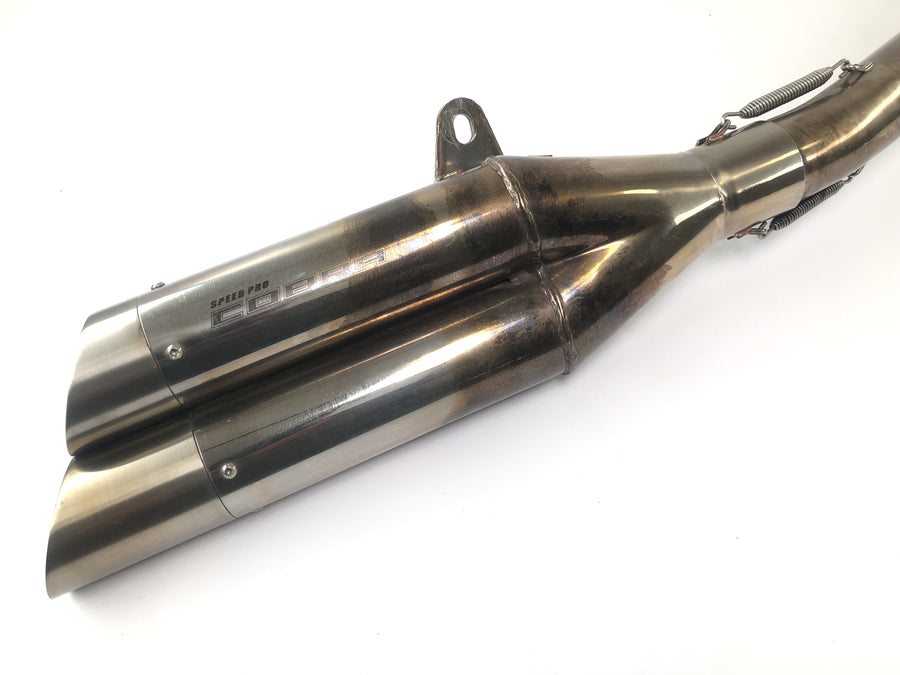 Yamaha Yzf R1 RN01 [1998] - Système d'échappement d'absorbeur de silencieux final d'échappement Système d'échappement avec numéro E