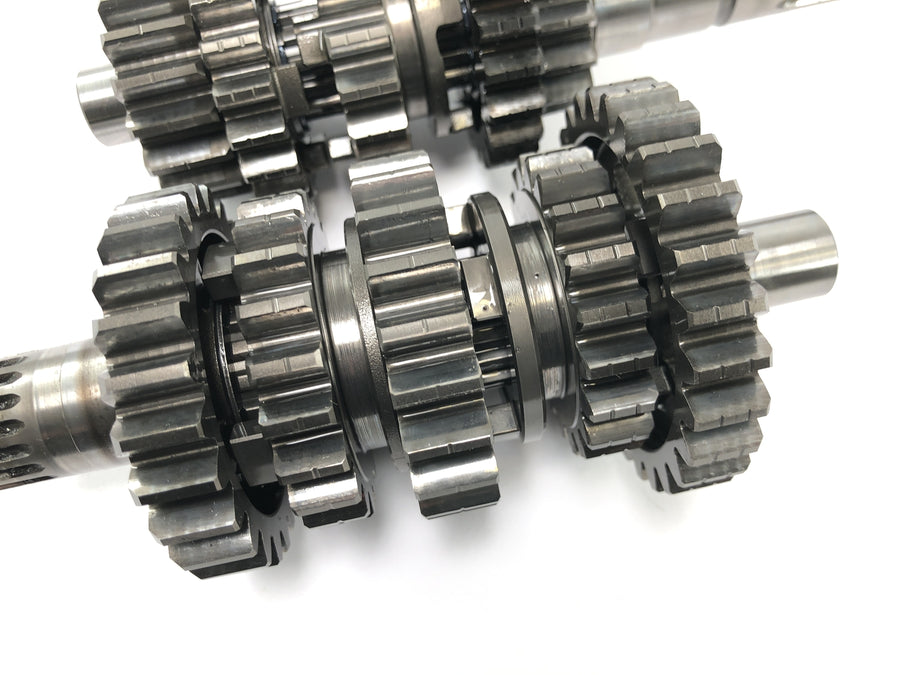 Honda CRF 450 R [2007] - Transmission Arbres de transmission Arbre principal Arbre secondaire Ensemble engrenages