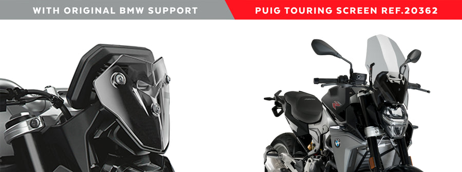 BMW F 900 R [2024] – New Generation Touring Fairing Screen – Transparent